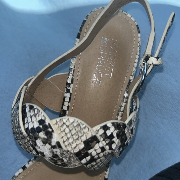 Market And Spruce women Color Snake  twisted adjustable buckle... Size 6.5 - Picture 5 of 8